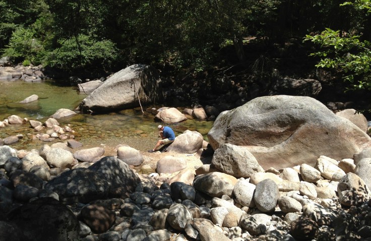 Al by the river at Happy Isles